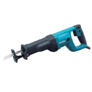 Serra Sabre Makita JR 3050 T **Descrição do Produto:** A Serra Sabre Makita JR 3050 T é uma ferramenta elétrica robusta e versátil, projetada para cortes rápidos e precisos em diversos materiais, incluindo madeira, metal e plástico. Este modelo é reconhecido pela sua durabilidade e eficiência, sendo ideal para uso profissional em construção civil, marcenaria e manutenção industrial. **Características Técnicas:** - **Potência:** 1010W - **Velocidade sem carga:** 0 - 2800 golpes por minuto (gpm) - **Comprimento do golpe:** 28 mm - **Capacidade de corte:** - Madeira: 255 mm - Tubos de aço: 130 mm - **Peso:** 3,3 kg - **Dimensões (C x L x A):** 452 mm x 97 mm x 170 mm - **Tipo de lâmina:** Compatível com lâminas de encaixe universal - **Troca de lâmina:** Sistema de troca rápida de lâminas sem necessidade de ferramentas **Características Funcionais:** - **Empunhadura ergonômica:** Design emborrachado que proporciona maior conforto e controle durante o uso. - **Gatilho de velocidade variável:** Permite ajustar a velocidade de corte conforme a necessidade do material e do trabalho. - **Sistema de proteção contra poeira:** Reduz a entrada de poeira e detritos, aumentando a vida útil da ferramenta. - **Botão de trava:** Facilita o uso contínuo, sem necessidade de manter o gatilho pressionado. - **Base ajustável:** Permite ajustar a profundidade de corte e oferece maior estabilidade durante o uso. **Acessórios Inclusos:** - Lâmina de serra para madeira - Lâmina de serra para metal - Maleta de transporte **Categoria do Produto:** - Ferramentas Elétricas - Ferramentas de Corte - Serras Sabre **Aplicações:** - Construção civil - Marcenaria - Manutenção industrial - Demolição - Corte de tubos e perfis metálicos - Corte de madeira e derivados A Serra Sabre Makita JR 3050 T é uma escolha confiável para profissionais que buscam desempenho, durabilidade e versatilidade em uma ferramenta de corte elétrica.