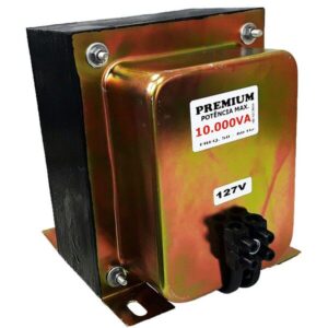 Transformador Fiolux 10000VA Dupla Voltagem **Descrição:** O Transformador Fiolux 10000VA Dupla Voltagem é um equipamento robusto e eficiente, projetado para converter tensões elétricas de maneira segura e confiável. Ideal para uso em ambientes industriais, comerciais e residenciais, onde há necessidade de adaptar a voltagem de aparelhos eletrônicos. **Características Técnicas:** - **Potência:** 10.000VA (10 kVA) - **Tipo de Transformador:** Isolador - **Voltagem de Entrada:** 127V - **Voltagem de Saída:** Dupla Voltagem (127V e 220V) - **Frequência:** 50/60 Hz - **Eficiência:** Alta eficiência energética - **Construção:** Estrutura robusta com carcaça metálica resistente - **Peso:** Aproximadamente 25 kg - **Dimensões:** 25 cm x 20 cm x 30 cm (aproximadamente) - **Sistema de Resfriamento:** Ventilação natural - **Conexões:** Terminais de parafuso para conexão segura dos cabos - **Proteções:** Proteção contra sobrecarga e curto-circuito **Detalhes Funcionais:** - **Uso:** Pode ser utilizado para alimentar equipamentos eletrônicos que necessitam de tensão diferente da fornecida pela rede elétrica local. - **Instalação:** Deve ser instalado em local ventilado e protegido contra intempéries. - **Manutenção:** Requer manutenção periódica para garantir o bom funcionamento e a segurança do equipamento. **Aplicações:** - **Indústria:** Máquinas e equipamentos industriais - **Comércio:** Equipamentos comerciais de grande porte - **Residencial:** Aparelhos eletrônicos de alta potência **Certificações:** - **Certificação de Qualidade:** Atende às normas de segurança e qualidade nacionais e internacionais. **Atributos:** - Potência: 10.000VA - Voltagem de Entrada: 127V - Voltagem de Saída: 127V/220V - Frequência: 50/60 Hz - Tipo: Transformador Isolador - Material: Carcaça Metálica - Proteções: Contra Sobrecarga e Curto-Circuito - Peso: 25 kg - Dimensões: 25 cm x 20 cm x 30 cm **Categorias:** - Equipamentos Elétricos - Transformadores - Conversores de Voltagem - Equipamentos Industriais - Equipamentos Comerciais - Equipamentos Residenciais